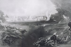 Het Laatste Oordeel, gegraveerd door Charles Mottram (1807-76) uitgegeven door Thomas McLean, 1856 door John Martin